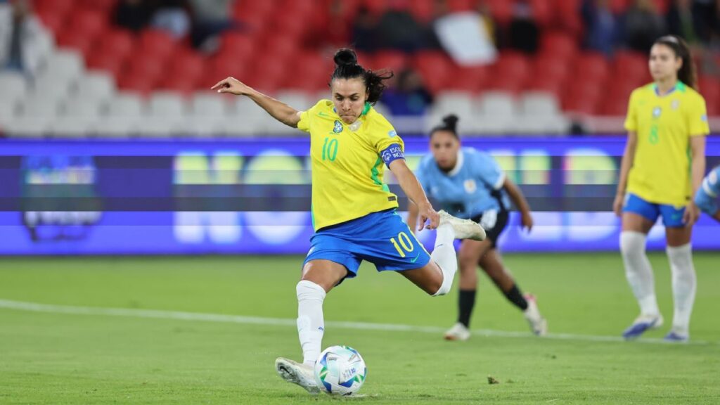 marta-brilha,-brasil-avanca-a-final-da-copa-america-feminina-e-se-garante-nas-olimpiadas-de-2028