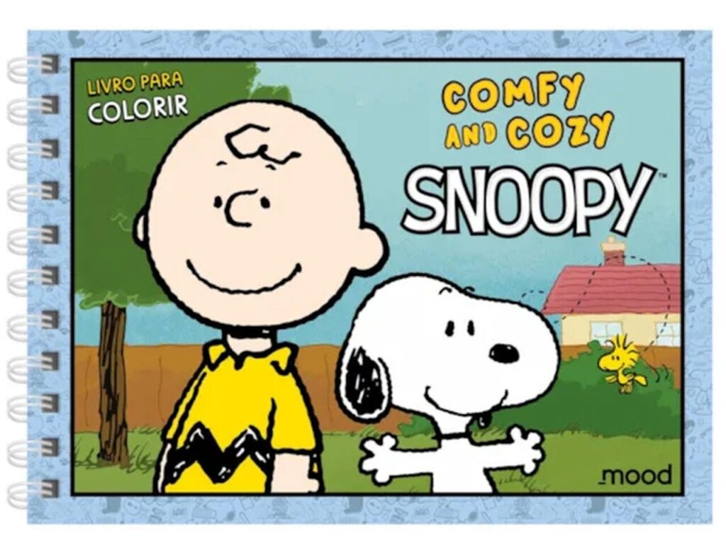 snoopy-ganha-dois-novos-livros-de-colorir-no-brasil-inspirados-no-estilo-“comfy-&-cozy”