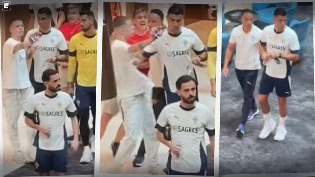 cristiano-ronaldo-gera-polemica-ao-empurrar-torcedor-que-pedia-foto-em-hotel;-veja-video